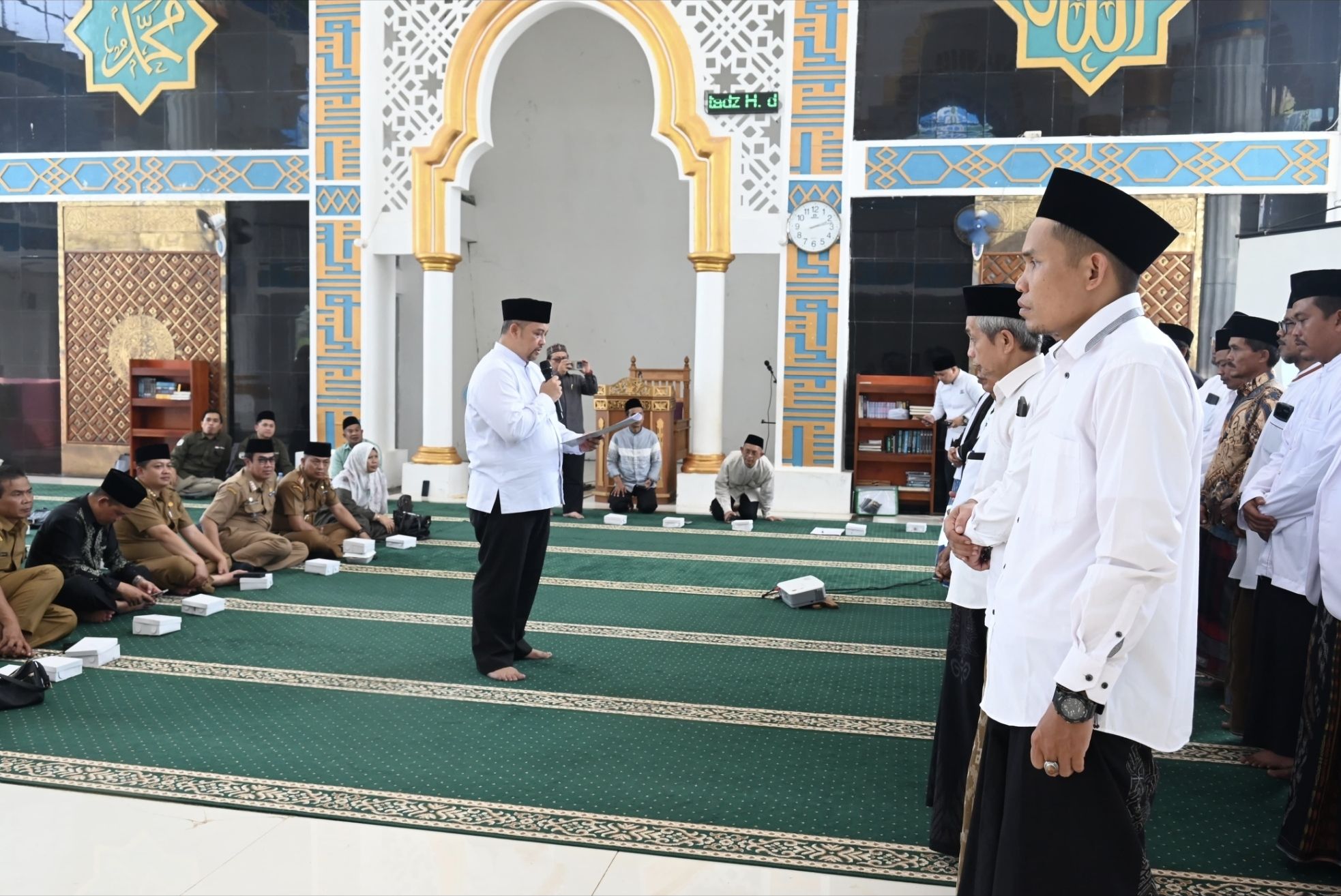 Pelantikan DKM Mesjid Aljabbar Rancabuaya.