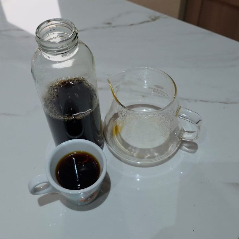Arabica Halu Banana dari Seribu Kopi Roastery: V60 Gramasi 15 Gram, Rasio 1:15